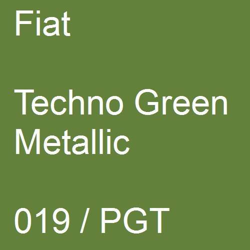 Fiat, Techno Green Metallic, 019 / PGT.